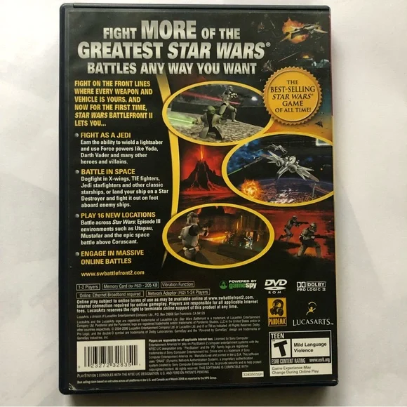 Star Wars Battlefront II, PlayStation 2 game
